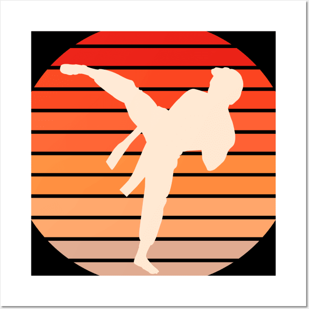 Karate Retro Wall Art by Design Anbay